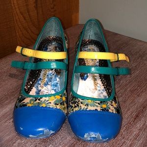 Irregular Choice Flower Mary Janes